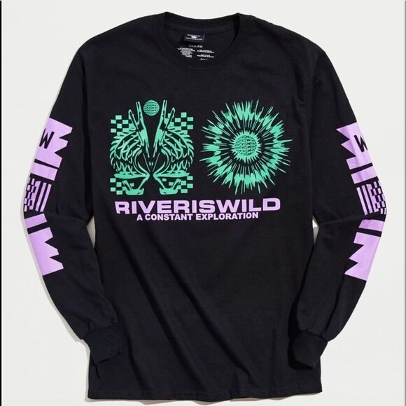 NEW RIVERISWILD Constant Exploration Long Sleeve Men's Shirt T-Shirt Tee S - Picture 1 of 2